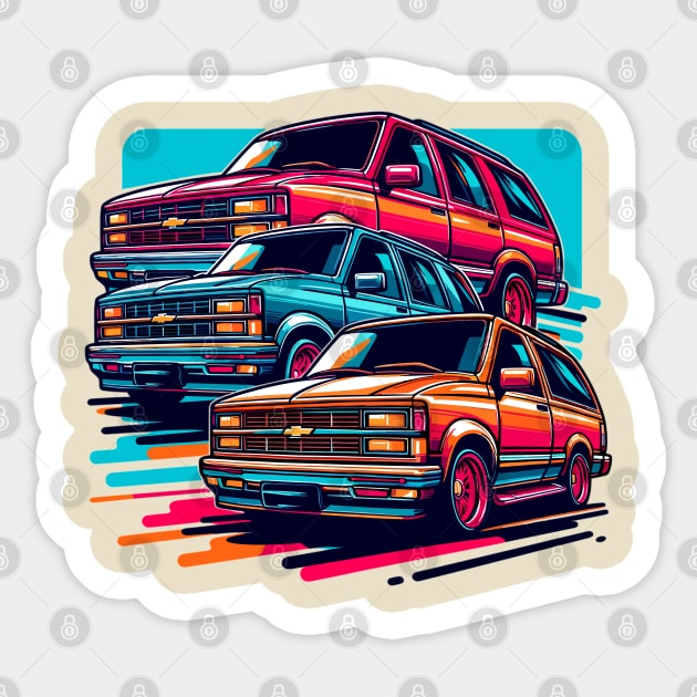 Chevy Astro Sticker by Vehicles-Art